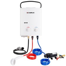 CAMPLUX 5L Portable Propane Gas Tankless Water Heater, 1.32 GPM Tankless Shower picture