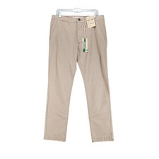 Tailor Vintage Pants Mens 32x32 Tan Stretch Mid Rise Classic Fit *NWT* picture