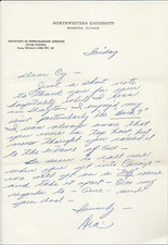 Ara Parseghian REAL hand Written & SIGNED Letter JSA COA Autographed Notre Dame picture