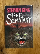 Pet Sematary - Stephen King (1983, Hardcover) Book Club Edition BCE, Horror, G picture