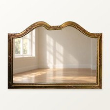 Large Ornate Gold Wall Mirror French Style 54 x 39 Local Pickup picture