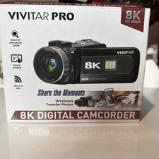 Vivitar Pro 8K Digital Video Camcorder | 18X Zoom| HD Recording | Compact Camera picture