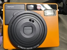 Leica SOFORT 2754 Instant AF Film Camera Orange tested working picture