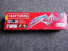Craftsman CMMT12066 15-Piece Set 12-Point Metric Combination Wrench Set New NIB picture