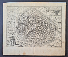 Antique Map of Douai (Duacum) - Braun & Hogenberg - Civitates Orbis Terrarum c. picture