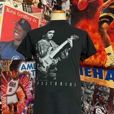 Vintage 1996 Jaco Pastorius Gear Ink Jazz Music Single Stich FOTL Tee Sz Medium picture