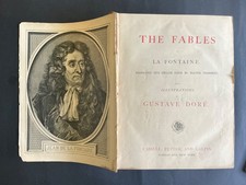 Antiquarian Book - The Fables of La Fontaine - J.LaFontaine - G. Dore  - 1870 c. picture