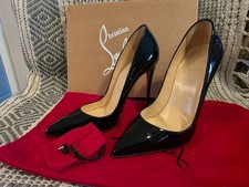 Christian Louboutin So Kate Pointed Toe Pump - Black, US7 picture