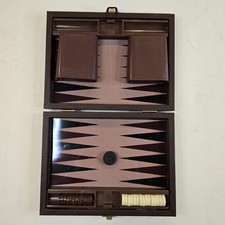 VINTAGE H.I.T. MAGNETIC BACKGAMMON GAME SET 7