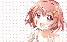 Anime yuru yuri akaza akari Custom Gaming Mat Desk picture