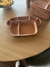 Vintage Senor Pico 1964 USA Divided Plates with Relish Side Trays picture