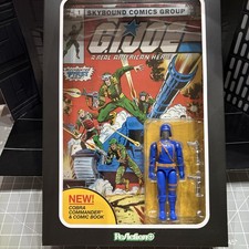 Super7 GI Joe ReAction+ Cobra Commander Skybound Comic Box Set Issue #1 O-Ring picture