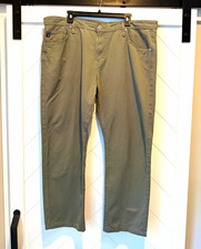 AG Adriano Goldschmied Men’s Graduate Green Tailored Denim Jeans Size  40/30 picture