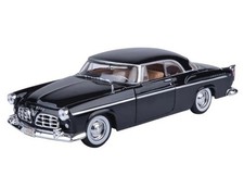 1955 Chrysler C300 Black 1:24 Diecast Model Car - Motormax 73302BK-TS picture