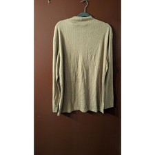 Alfani Tan Ribbed Mock Neck Long Sleeve Top XL NWT picture