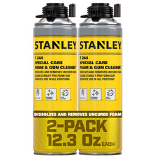 Stanley T244 Polyurethane Foam & Gun Cleaner 12.3oz, 2 Pack - Gun Not Included picture