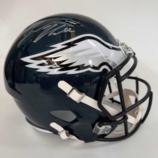 Autographed/Signed JASON KELCE Eagles Full Size F/S Helmet PSA COA picture