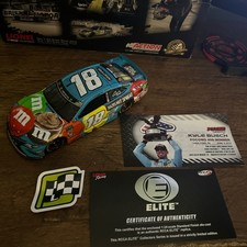 2019 Kyle Busch 1:24 Elite M&M's Hazelnut Pocono Race win Raced Version picture