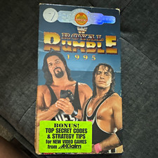 WWF Home Video Royal Rumble 1995 VHS Full Screen NR NTSC Bonus Bret Hart picture