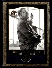 2001 SP Legendary Cuts #34 Branch Rickey Card Brooklyn Dodgers picture