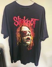 Slipknot Black Graphic T-Shirt, Rock & Pop Band Tee, Size XX-Large picture