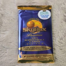 1995-96 SkyBox Premium NBA Basketball Cards Series 2 Sealed Retail Pack 12 Cards picture