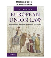 Damian Chalmers European Union Law: Text and Materials 2024 picture