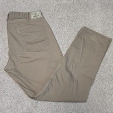 Patagonia Performance Twill Jeans Khaki Tan Iron Clad Men's 56490 Sz 38(36)x32  picture