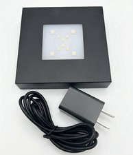 LED Light Base for 3D Crystal, USB Display Stand Color Changing Square Black picture