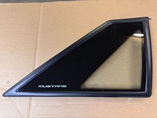 87-93 Ford Mustang Quarter Window Glass PASSENGER Side HATCHBACK Carlite GT LX picture