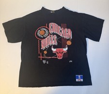 Vintage Chicago Bulls Eastern Conference Vintage Nutmeg T Shirt Single Stitch A7 picture