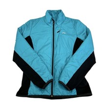 Kjus Womens Recon Insulated Puffer Jacket Size M - 38 Green & Black Primaloft picture