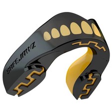 SafeJawz EXTRO Sports Mouthguard Dual Layer Mouth Guard with Case - Goldie picture