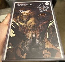 Absolute Batman #19 Dan Quintana Virgin Triple Signed Snyder Dragotta Martin  picture