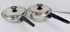 Thermo Sentinel Forma Plex 2 Pan Set W/ Lids  304 Stainless Steel USA picture