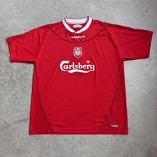 Vintage 2002-2004 Reebok Liverpool Home Jersey Shirt Kit Soccer Football Large picture