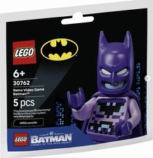 Lego 30762  Retro Video Game Pixel Purple Batman Minifigure Figure IN HAND picture