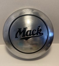 Vintage 1940s 1950s Mack Truck Wheel Center Hub Cap Cover  Chrome picture