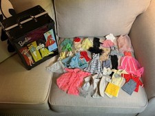 Vintage Mattel Barbie 50s 60s Era Lot Clothes and Case picture