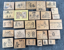 Vintage HOUSE MOUSE Stampa Rosa Rubber Stamps over 25 different ones YOUR CHOICE picture