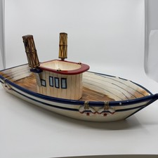 Paul Brent Nantucket Burton & Burton Boat Chip & Dip &2 spreader knifes18”x 8.5” picture