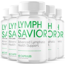 (5 Pack) Lymph Savior Pills  Advanced Wellness Support Supplement 300 Capsules picture