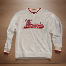 (VINTAGE) Cadre Wisconsin Badgers Sweatshirt Gray Red White (L) picture