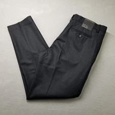 Banana Republic Pants Men's Gray Tapered Soft Virgin Wool Vitale Flannel 33x30 picture