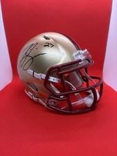 Justin Simmons Boston College Eagles Signed Football Helmet #27 JSA WP774639 picture