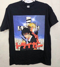 Vintage Trigun Anime T shirt size Medium black gildan heavy cotton picture