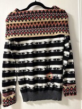 AUTHENTIC DESIGUAL EMBROIDERY LOGO STRIPEDKNITTED  SIZE US Small picture