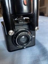 Vintage Kodak Brownie Flash Six-20 Box Camera w/ Flash Unit - Clean No Rust picture