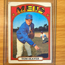 Topps 1972 Tom Seaver #445 New York Mets MLB Baseball Trading Card picture