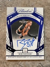 Rob Van Dam 2024 Panini Flawless Performances Sapphire Auto /20 picture